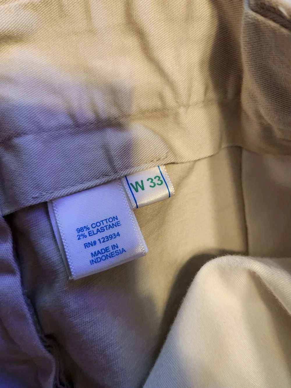 Southern Tide Men's Cream Flat-Front Cotton Shorts 33 waist - Picture 4 of 5